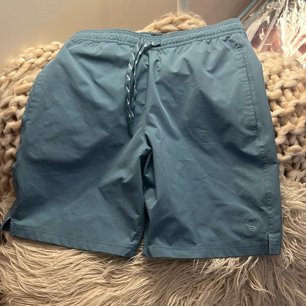 Lands' End Blue Drawstring Shorts Size small